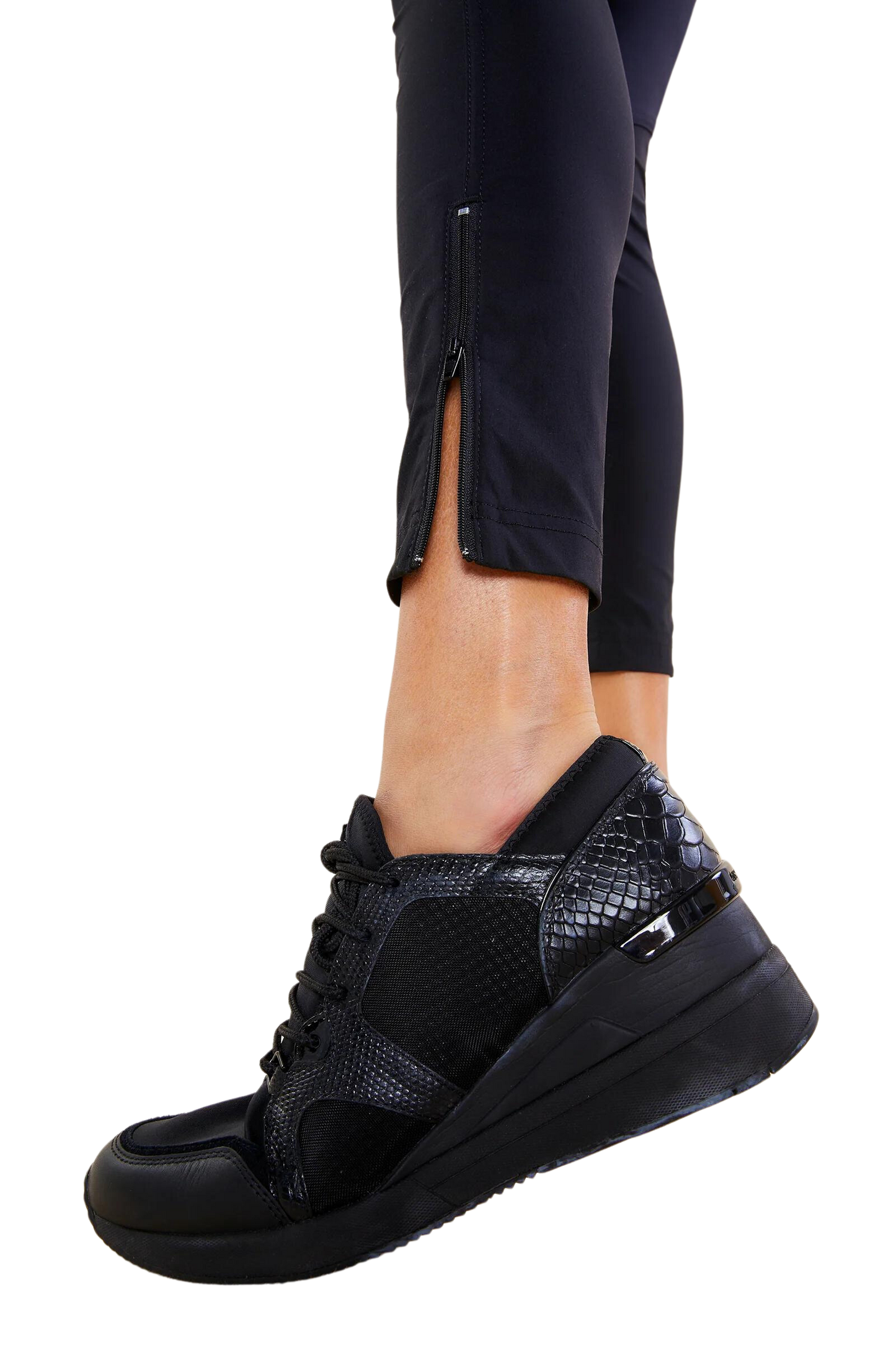 The Andrea Contrast-Panel Legging