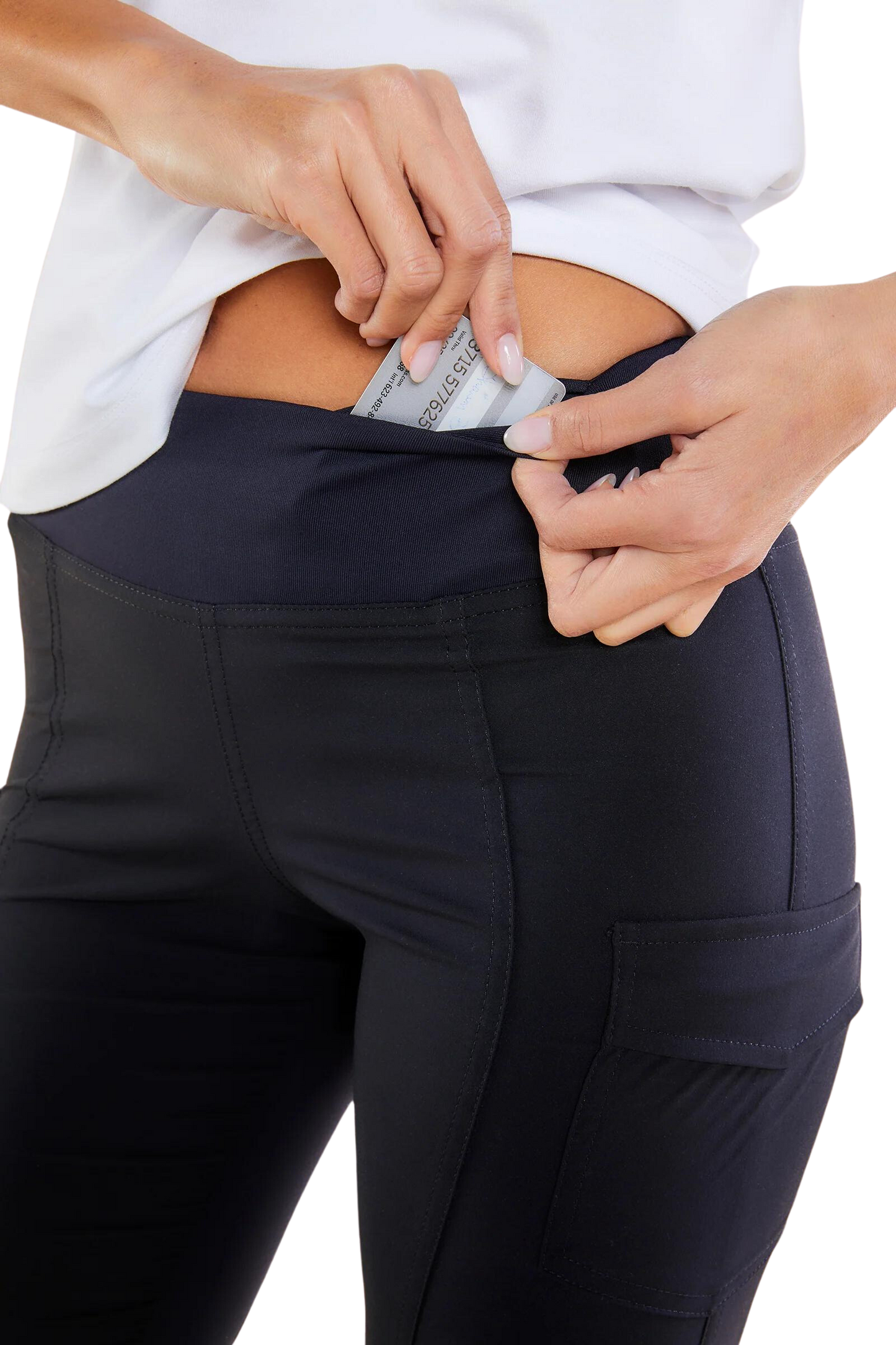 The Andrea Contrast-Panel Legging