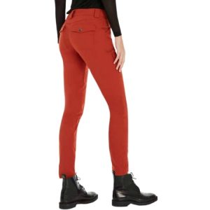 Kate Skinny Cargo Lightweight Pant in Rust color