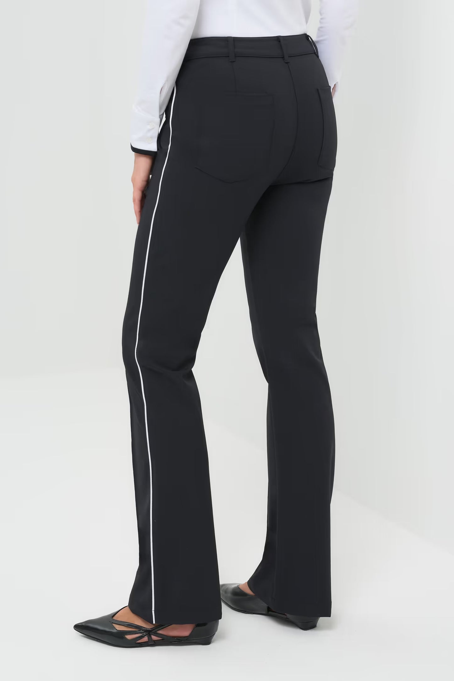 Winny Stripe Performance Twill Bootcut Pant