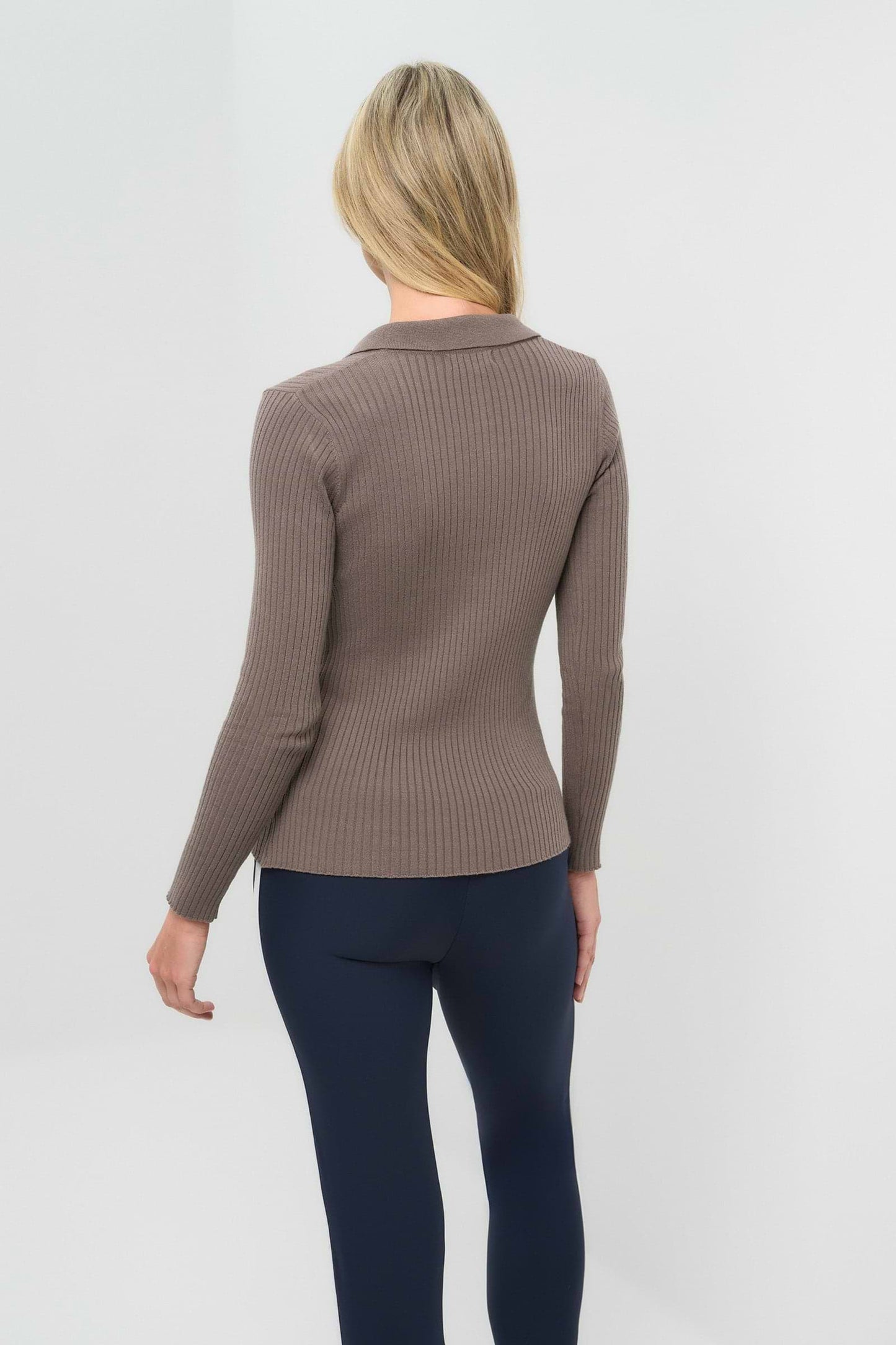 Knit Collared Top