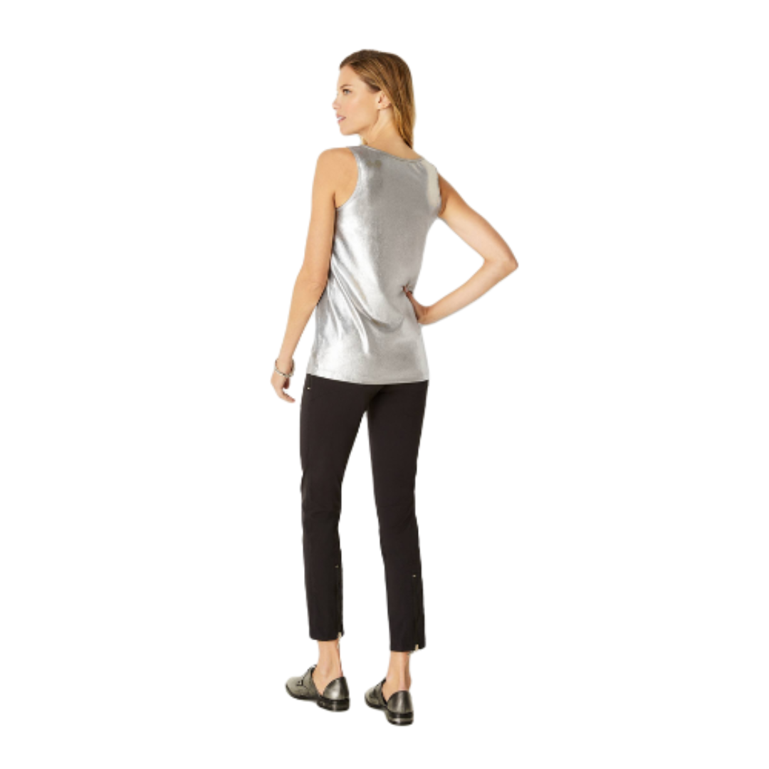 Amaya Metallic Knit Tank