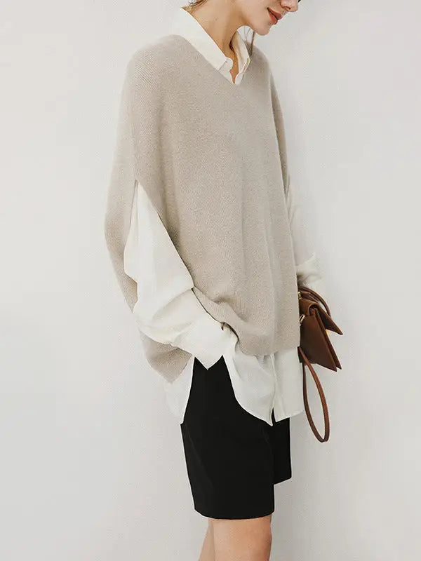 V-Neck Loose Vest