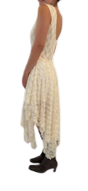 Full Lace Multi-Layered Asymmetrical Dress