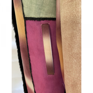 Hand Painted Artisan Suede Colorful Coat