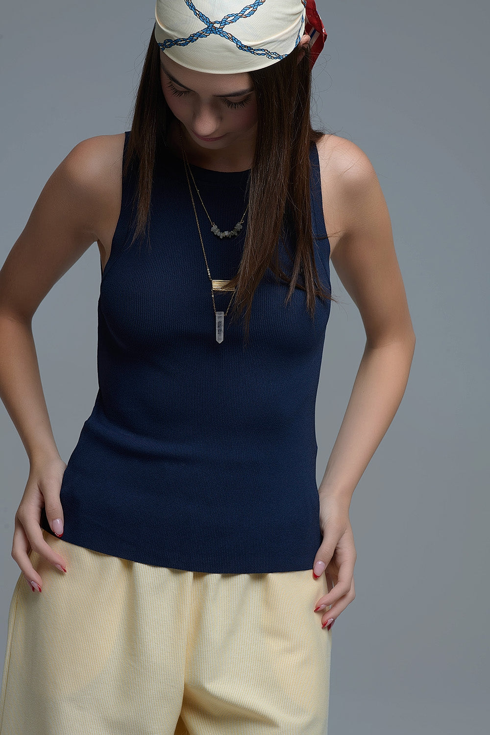 Boat Neck Comfy Ribbed Top