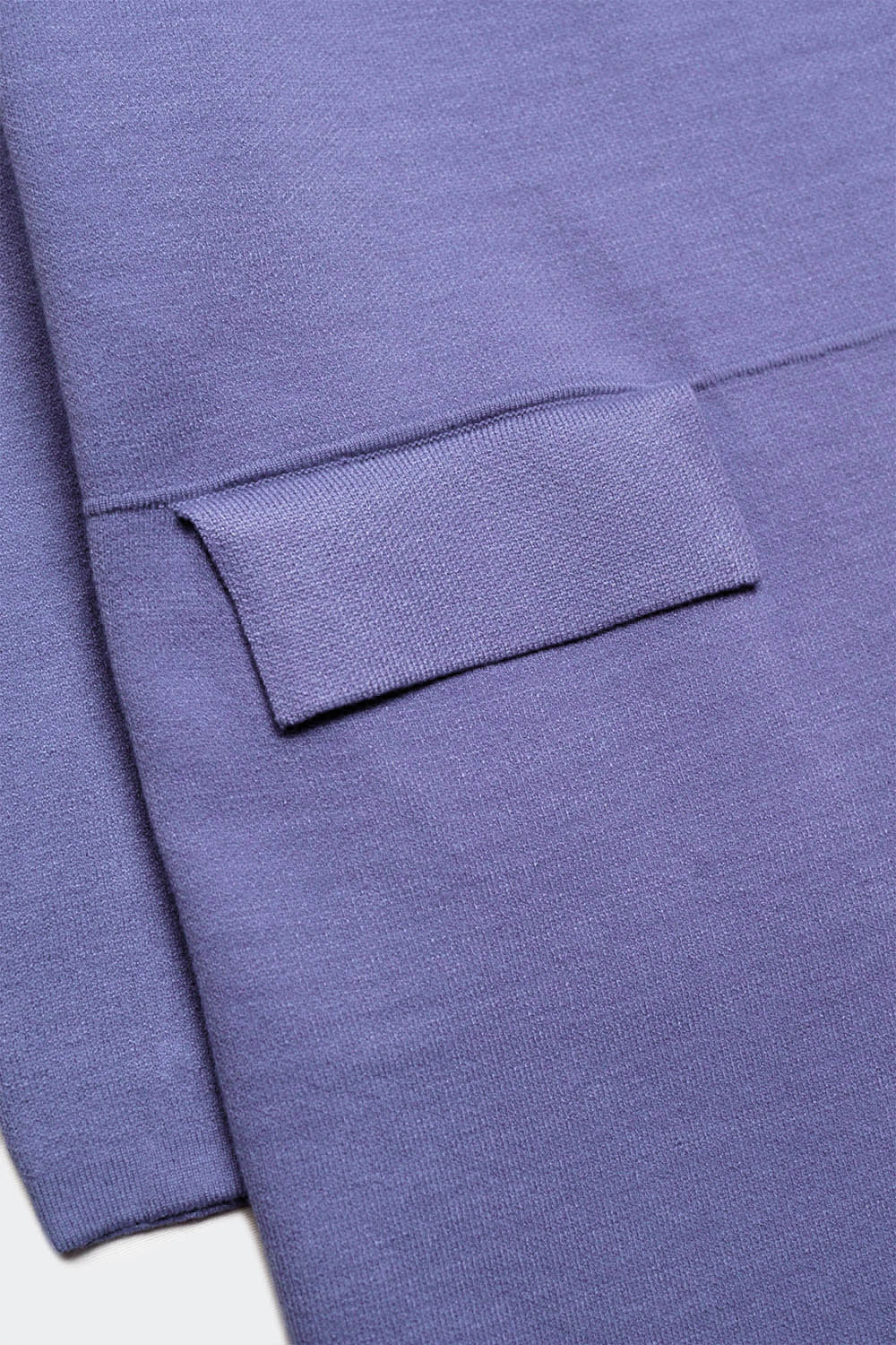 Oversized Collar Maxi Cardigan in Lavender