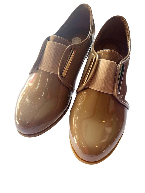 Vegan Leather Featherweight Taupe Loafer - 36