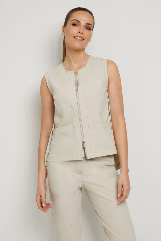 Adley Techno Linen Vest Top