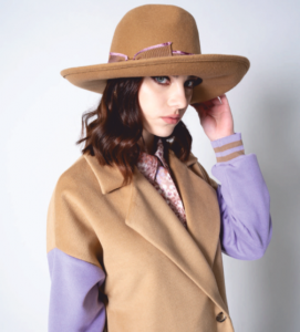 Stylish Winter Hat with a Broad Brim