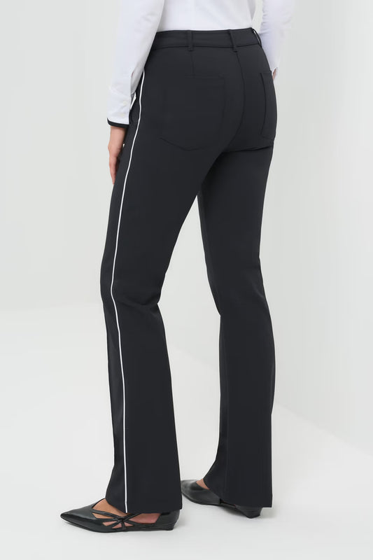 Winny Stripe Performance Twill Bootcut Pant