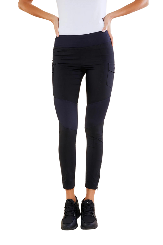 The Andrea Contrast-Panel Legging