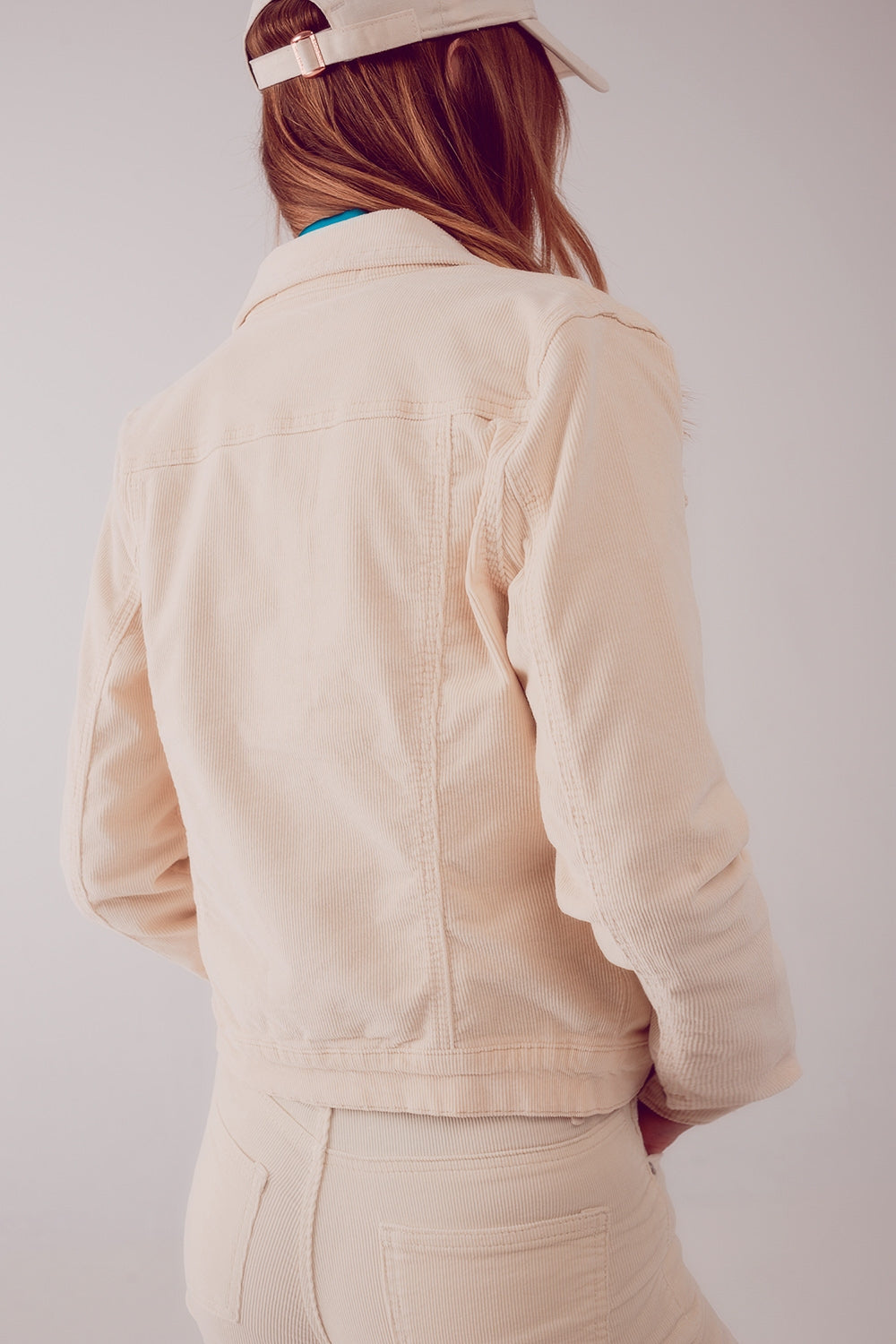Beige Corduroy Jacket