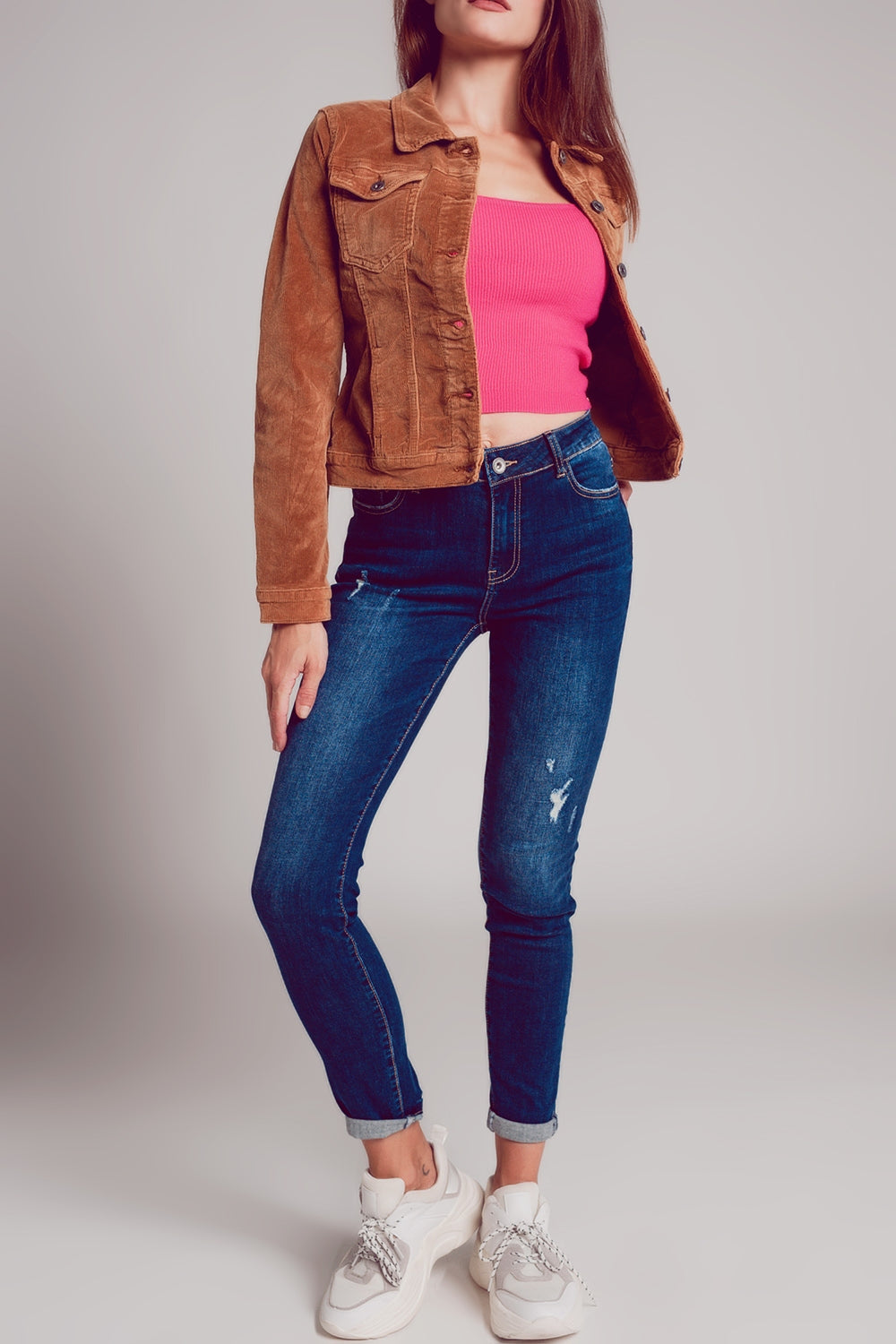 Camel Corduroy Jacket