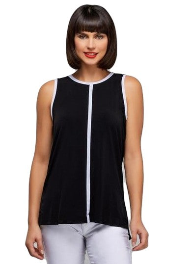 A Line Scoop Neck Madison Sleeveless High Low Top