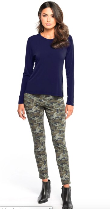 Sandra Skinny Camo Pant